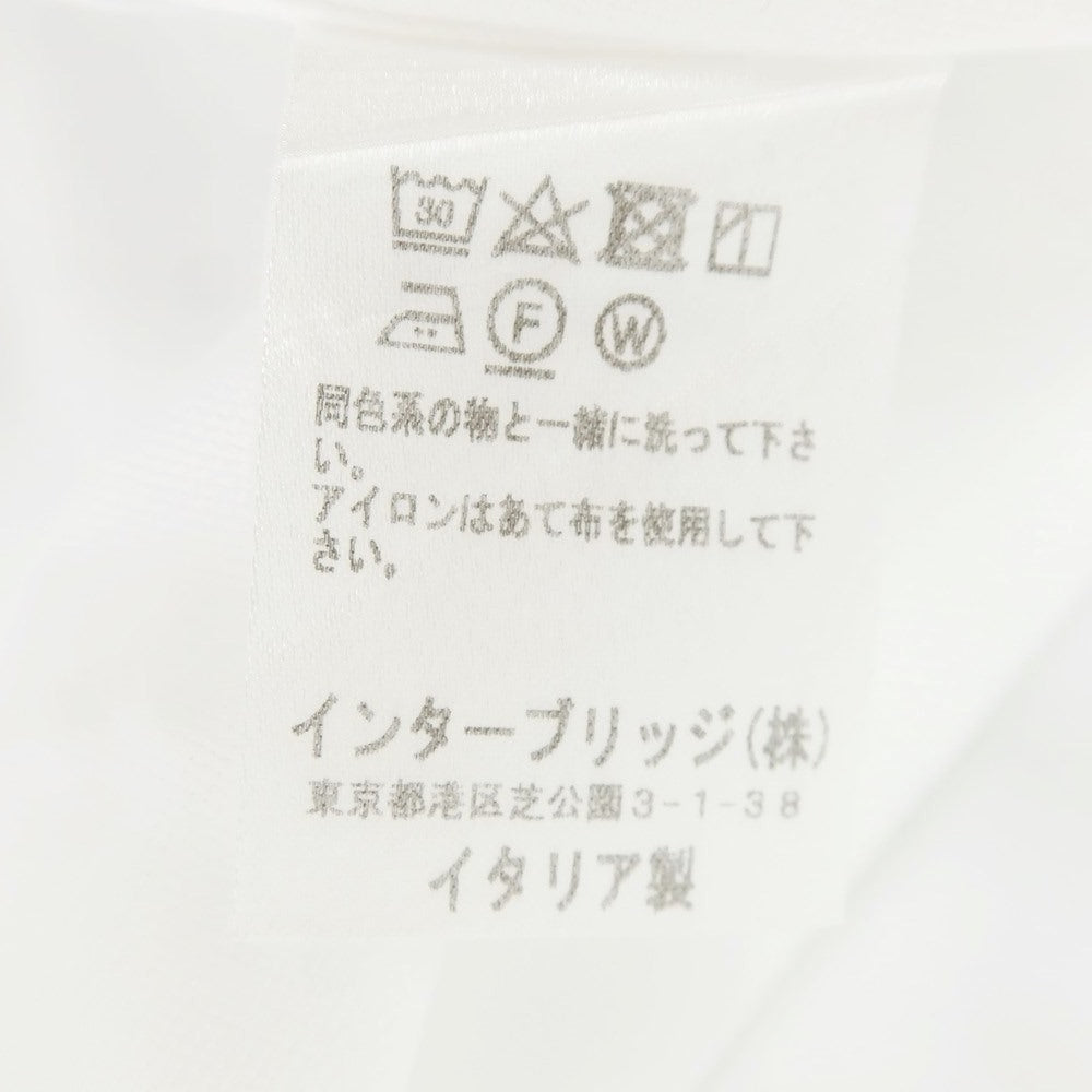 [Used] BORRIELLO Broad Cotton Dress Shirt White [No description (S rank)] [Condition rank C] [Men&