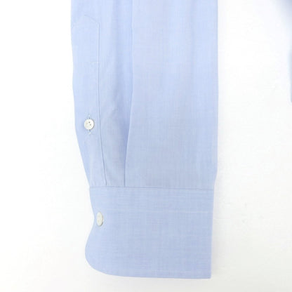 [Used] BORRIELLO Broad Cotton Dress Shirt Light Blue [38] [Condition Rank C] [Men&