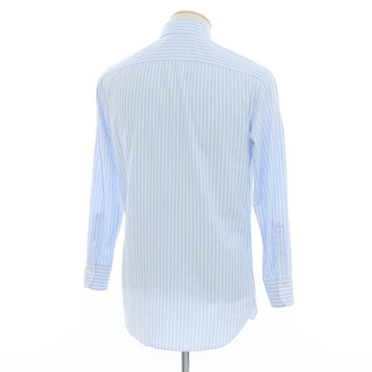 [Used] BORRIELLO Striped Dress Shirt Light Blue x White [38] [Condition Rank B] ​​[Men&