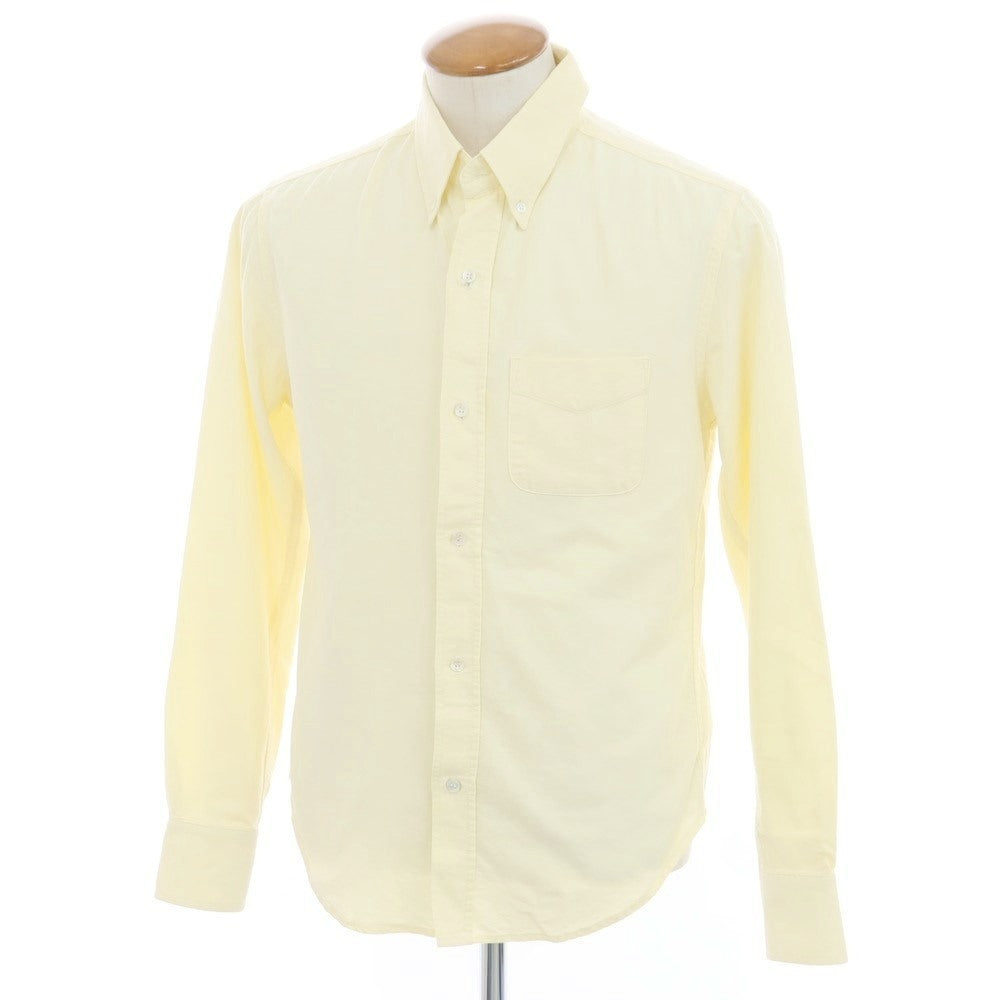 [Used] Band of Outsiders Oxford Cotton BD Shirt Light Yellow [M] [Condition Rank C] [Men&