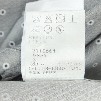 [Used] Mario Muscariello Cotton Print Casual Shirt Gray x White [S] [Condition Rank B] ​​[Men&