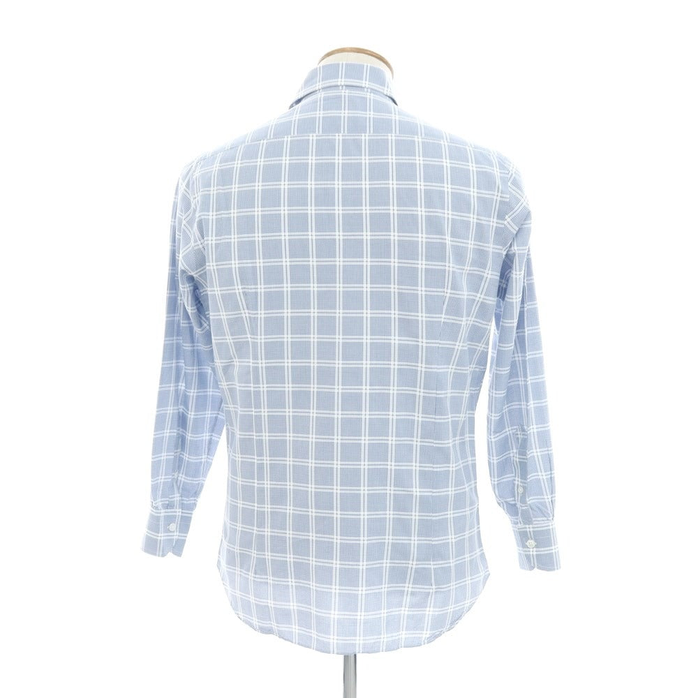 [Used] Maria Santangelo Cotton Check Shirt Blue x White [M] [Condition Rank C] [Men&