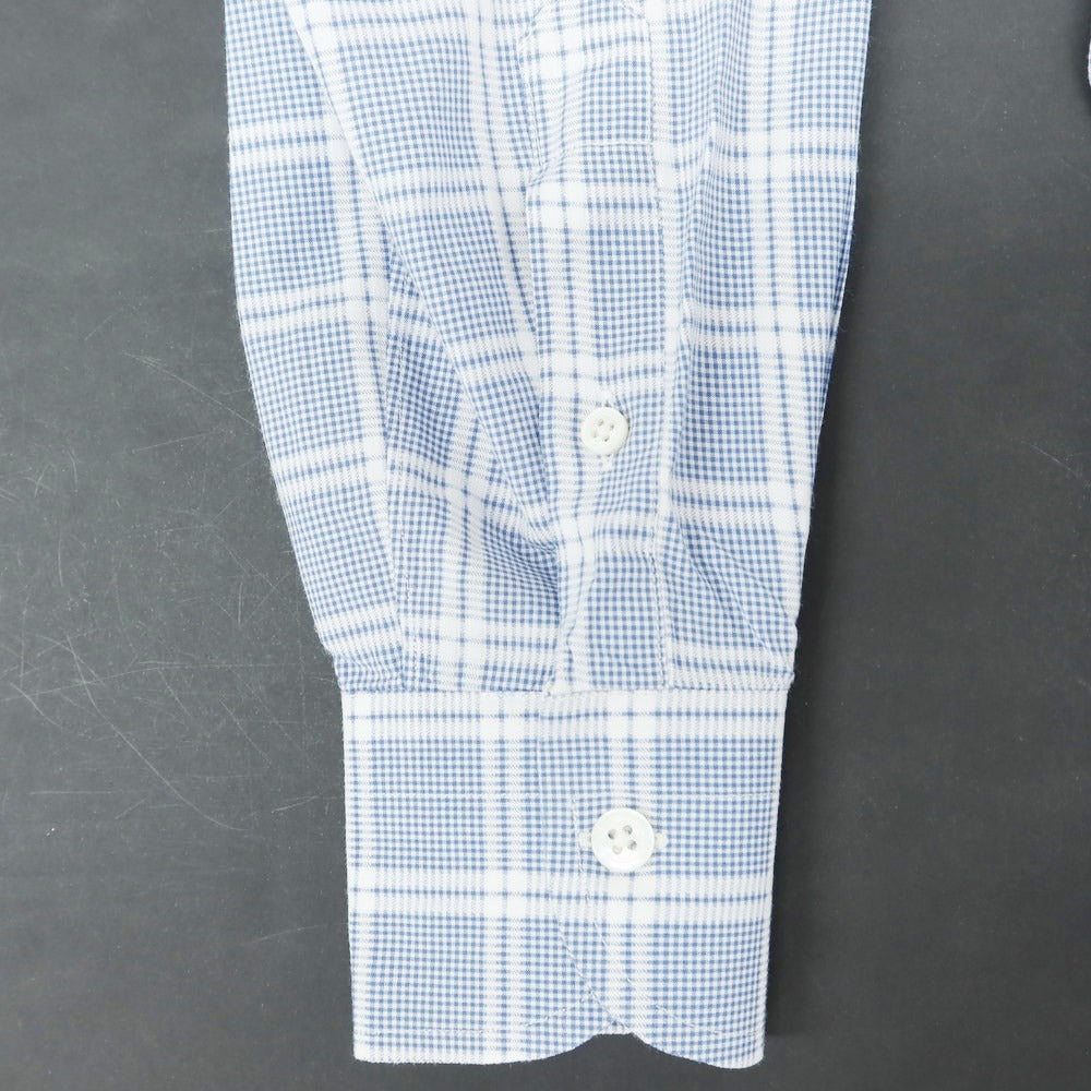 [Used] Maria Santangelo Cotton Check Shirt Blue x White [M] [Condition Rank C] [Men&