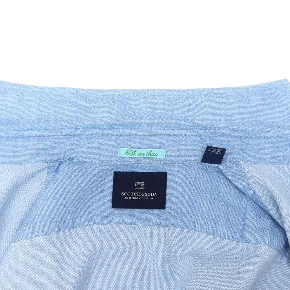 [Used] Scotch &amp;amp; Soda Cotton Casual Shirt Blue [S] [Condition Rank C] [Men&