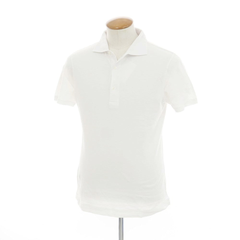 [Used] Three Dots Cotton Short Sleeve Polo Shirt White [M] [Condition Rank B] ​​[Men&