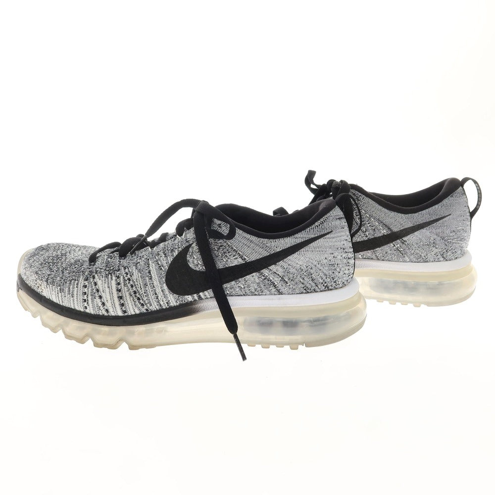 【中古】ナイキ NIKE FLYKNIT MAX ニットアッパー スニーカー グレー【 26.5 】【 状態ランクB 】【 メンズ 】