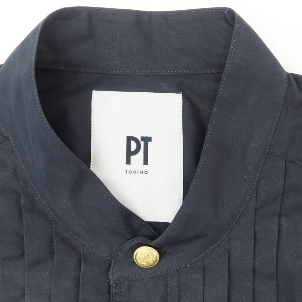 [Used] PT Torino Broad Cotton Busam Shirt Black [39] [Condition Rank B] ​​[Men&