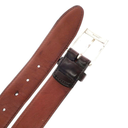 【中古】ハイランド　ベルト＆ファインレザーグッズ Highland Belts &amp; Fine Leather Goods シェルコードバン ベルト ブラウン【 30/75 】【 状態ランクC 】【 メンズ 】
[BPD]