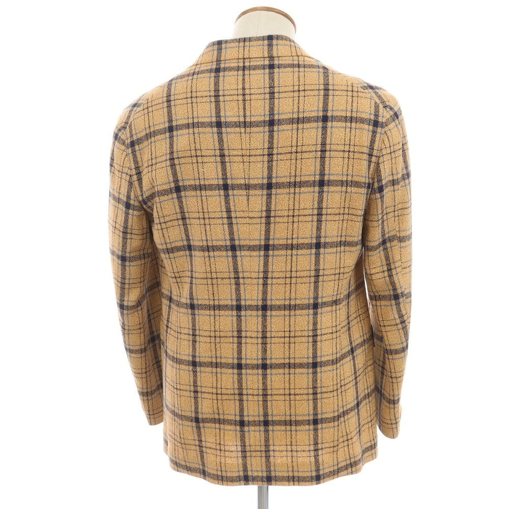 [Used] OLD ENGLAND Silk Check 3B Tailored Jacket Orange [38] [Condition Rank B] ​​[Men&