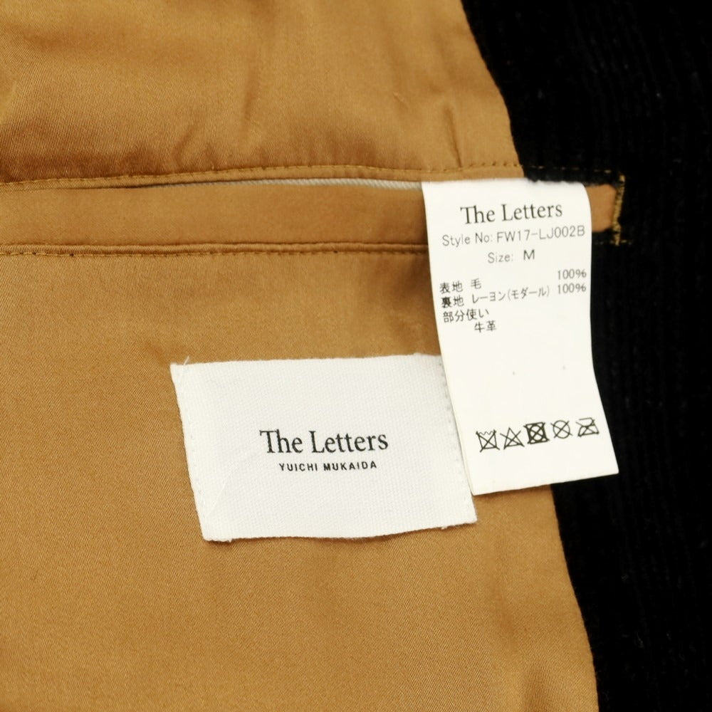 【中古】レターズ The Letters ウール ベルテッド チェスターフィールドコート ブラック【 M 】【 状態ランクC 】【 メンズ 】