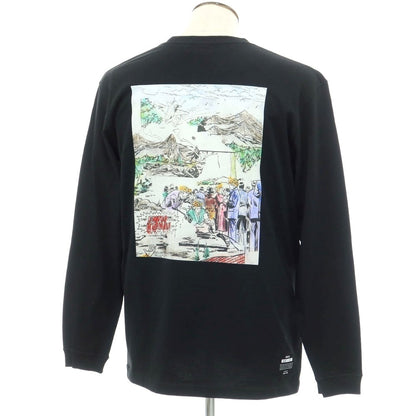 【中古】ウィンダンシー WIND AND SEA × NIIMI HIROKI 2024年春夏 コットン クルーネック 長袖Ｔシャツ ブラック【 L 】【 状態ランクA 】【 メンズ 】