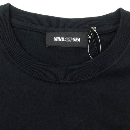 【中古】ウィンダンシー WIND AND SEA × NIIMI HIROKI 2024年春夏 コットン クルーネック 長袖Ｔシャツ ブラック【 L 】【 状態ランクA 】【 メンズ 】