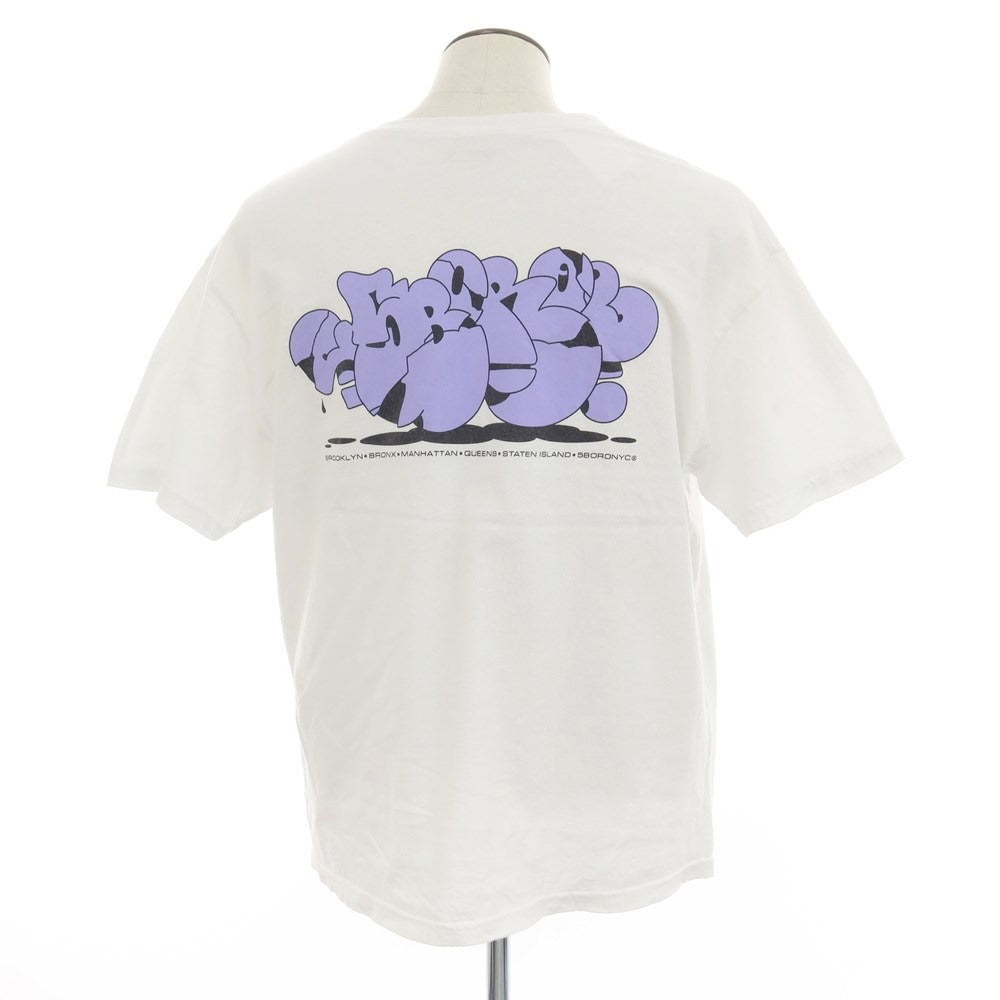 【中古】ファイブボロ 5BORO NYC SKATEBOARDS コットン クルーネック 半袖Ｔシャツ ホワイト【サイズXL】【WHT】【S/S】【状態ランクC】【メンズ】【759272】
[APD]