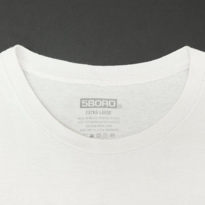 【中古】ファイブボロ 5BORO NYC SKATEBOARDS コットン クルーネック 半袖Ｔシャツ ホワイト【サイズXL】【WHT】【S/S】【状態ランクC】【メンズ】【759272】
[APD]