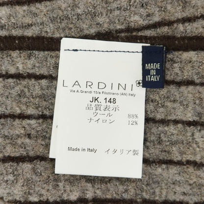 【中古】ラルディーニ LARDINI ウールナイロン ストライプ ニットジャケット ブラウンxグレー【 XS 】【 状態ランクB 】【 メンズ 】
[BPD]