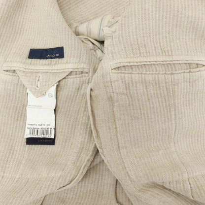 [Used] LARDINI Linen Cotton 3B Casual Jacket Beige [44] [Condition Rank C] [Men&