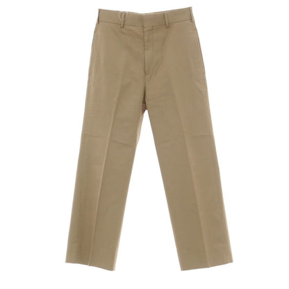 [Used] H BEAUTY &amp;amp; YOUTH Wool cotton wide casual slacks pants, dark beige [Size S] [BEI] [S/S] [Condition Rank C] [Men&