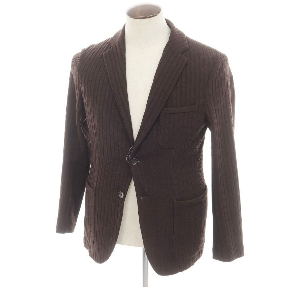 [Used] SHIPS Wool 2B Knit Jacket Brown [L] [Condition Rank B] ​​[Men&