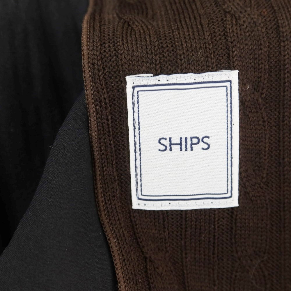 [Used] SHIPS Wool 2B Knit Jacket Brown [L] [Condition Rank B] ​​[Men&