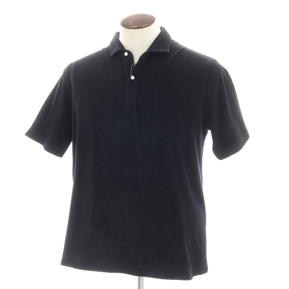 [Used] Three Dots Cotton Polyester Pile Short Sleeve Polo Shirt Black [Size L] [BLK] [S/S] [Condition Rank B] ​​[Men&