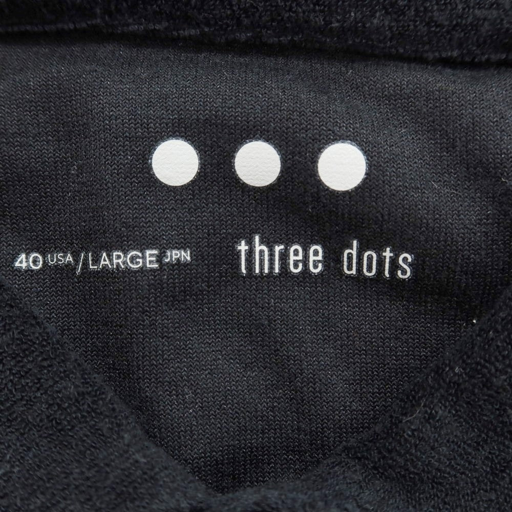 【中古】スリードッツ three dots コットンポリエステル パイル 半袖ポロシャツ ブラック【サイズL】【BLK】【S/S】【状態ランクB】【メンズ】【759269】
[APD]