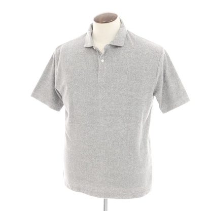 [Used] Three Dots Cotton Polyester Pile Short Sleeve Polo Shirt Light Gray [Size L] [GRY] [S/S] [Condition Rank B] ​​[Men&