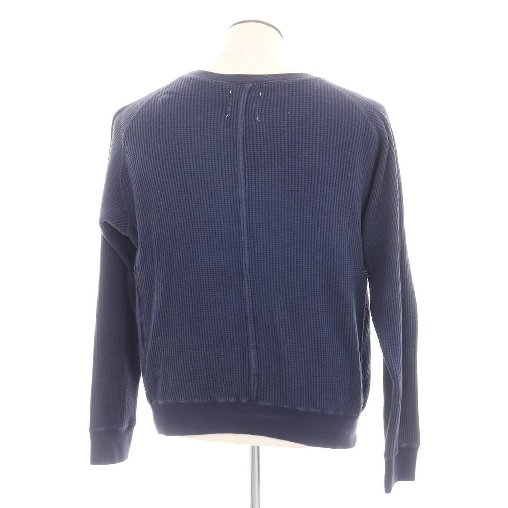 [Used] TAKAHIRO MIYASHITA The SoloIst. Cotton waffle thermal sweatshirt, navy [Size 48] [NVY] [S/S/A/W] [Condition Rank C] [Men&