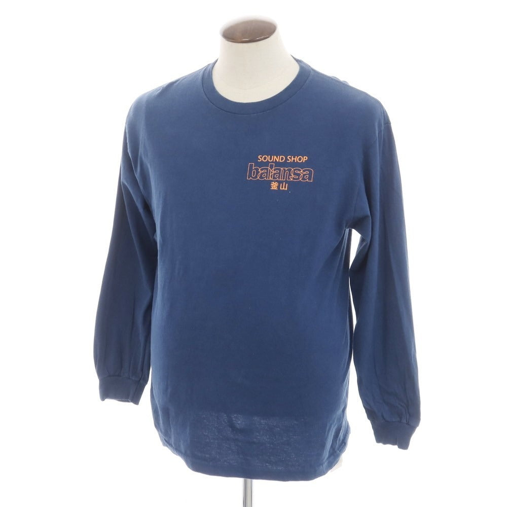 [Used] SOUND SHOP BALANSA Cotton Crew Neck Long Sleeve T-Shirt Navy [Size L] [NVY] [S/S/A/W] [Condition Rank C] [Men&