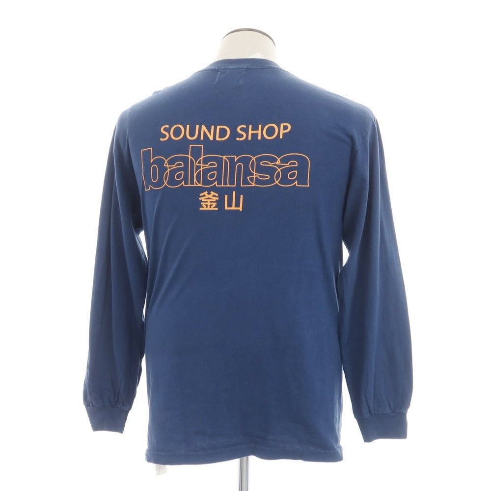 [Used] SOUND SHOP BALANSA Cotton Crew Neck Long Sleeve T-Shirt Navy [Size L] [NVY] [S/S/A/W] [Condition Rank C] [Men&