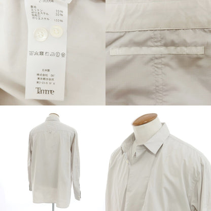 [Used] Tamme Cotton Polyester Oversized Casual Shirt Light Beige [2] [Condition Rank C] [Men&