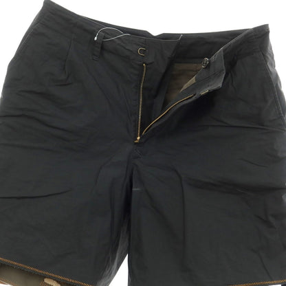 [Used] kolor/BEACON Coated Cotton Layered Shorts Black [3] [Condition Rank C] [Men&