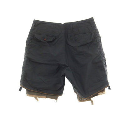 [Used] kolor/BEACON Coated Cotton Layered Shorts Black [3] [Condition Rank C] [Men&