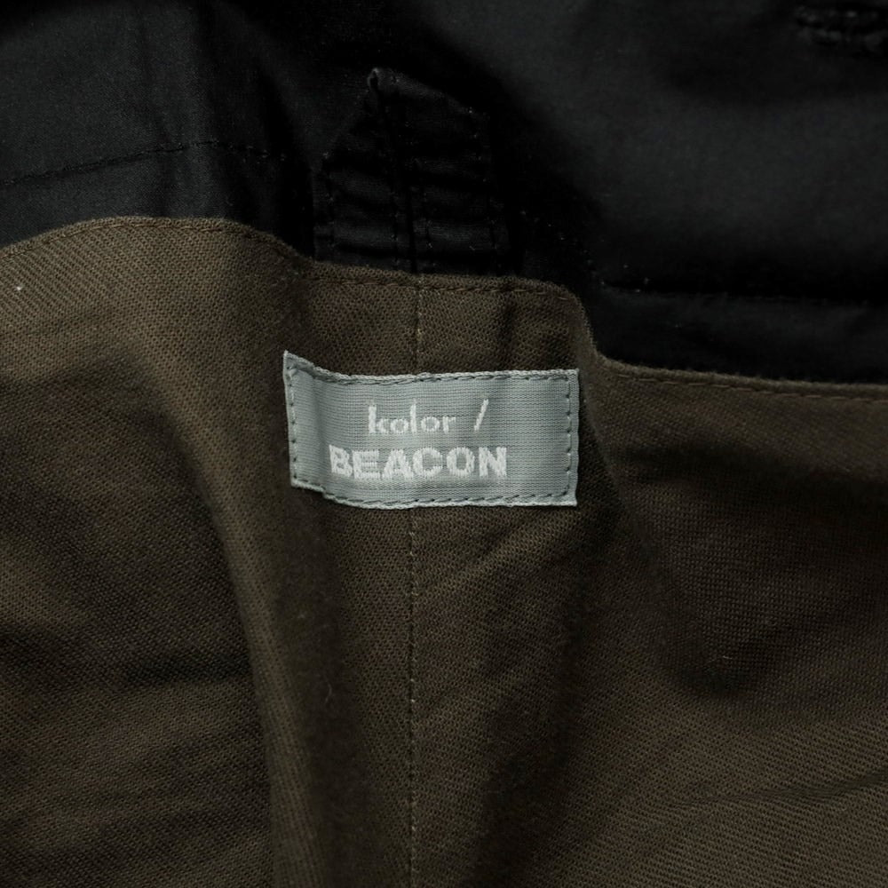 [Used] kolor/BEACON Coated Cotton Layered Shorts Black [3] [Condition Rank C] [Men&