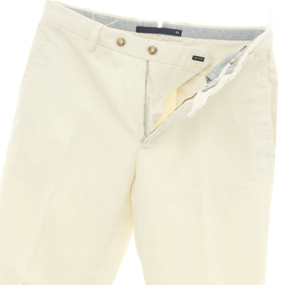 [Used] INCOTEX Twill Cotton Casual Slacks Pants Cream [46] [Condition Rank C] [Men&