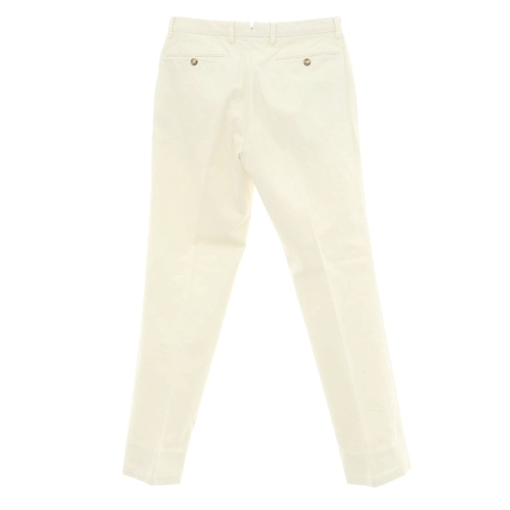 [Used] INCOTEX Twill Cotton Casual Slacks Pants Cream [46] [Condition Rank C] [Men&