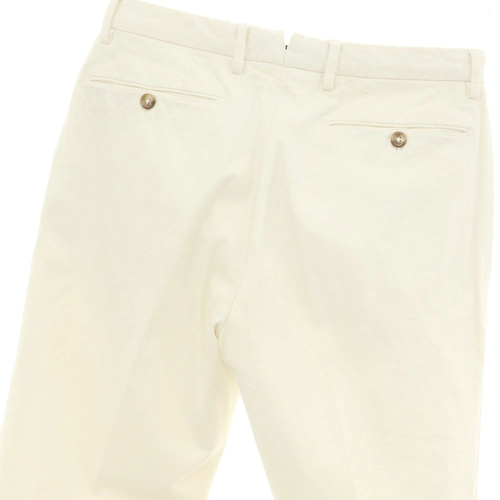 [Used] INCOTEX Twill Cotton Casual Slacks Pants Cream [46] [Condition Rank C] [Men&