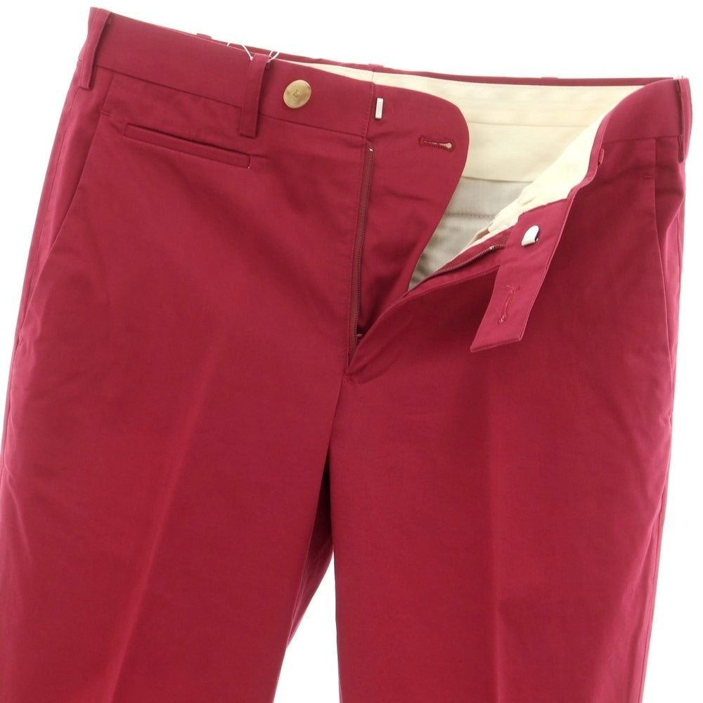 [Used] TAKEO KIKUCHI Stretch Cotton Casual Slacks Pants Wine Red [2] [Condition Rank C] [Men&