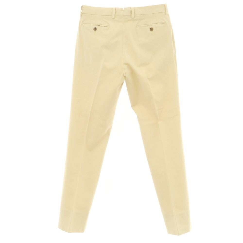 [Used] Green Label Relaxing stretch cotton casual slacks pants, beige yellow [M] [Condition rank B] ​​[Men&