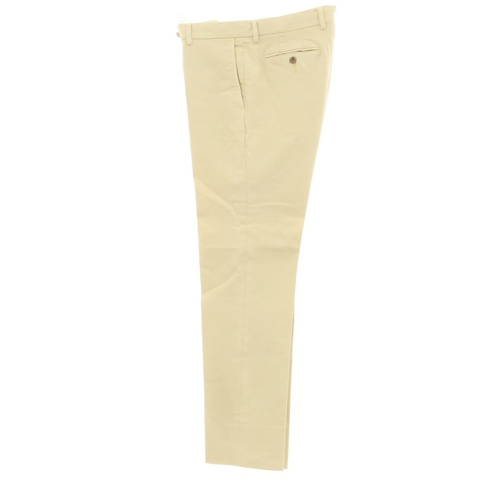 [Used] Green Label Relaxing stretch cotton casual slacks pants, beige yellow [M] [Condition rank B] ​​[Men&