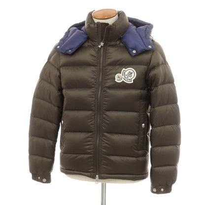 【中古】モンクレール MONCLER BRAMANT ナイロン ダウンジャケット ダークオリーブグリーン【 1 】【 状態ランクC 】【 メンズ 】