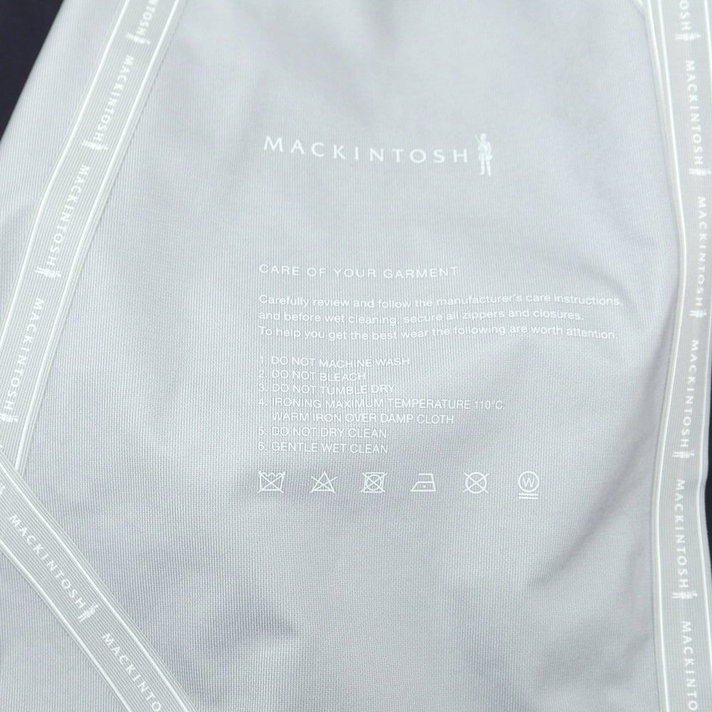 【中古】マッキントッシュ Mackintosh DUNKELD-TECH ナイロン ステンカラーコート ネイビー【サイズ34】【NVY】【S/S】【状態ランクB】【メンズ】【759180】