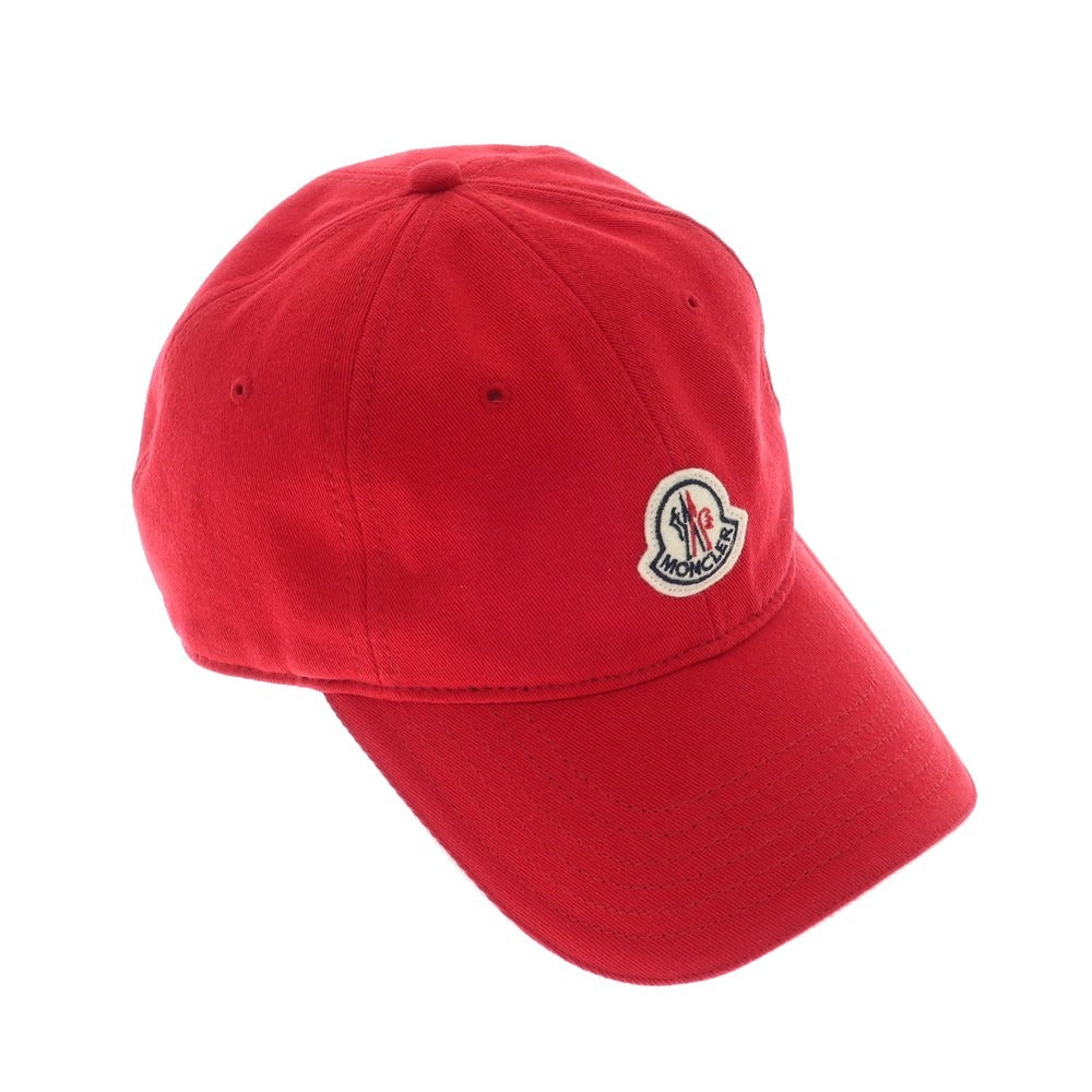 【中古】モンクレール MONCLER コットン 6パネル キャップ レッド【サイズ－】【RED】【S/S/A/W】【状態ランクA】【メンズ】【759278】