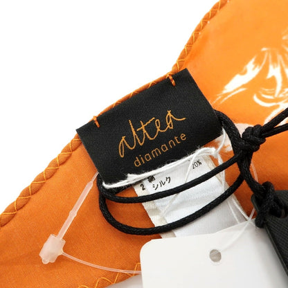 [Used] [Unused] Altea Cotton Silk Stole Orange x White [ORG] [S/S] [Condition Rank S] [Men&