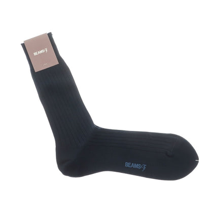 [Used] [Unused] BEAMS F Cotton Nylon Rib Socks Navy [NVY] [S/S/A/W] [Condition Rank S] [Men&