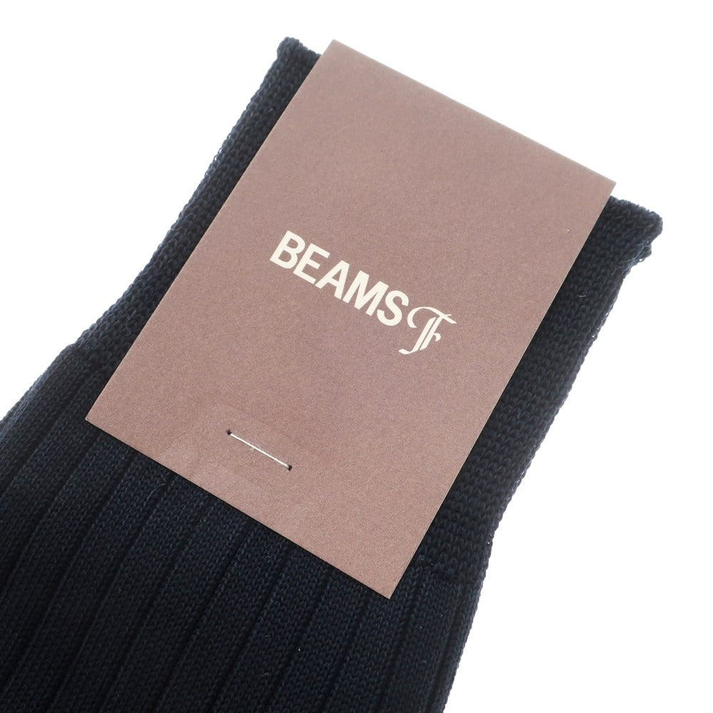 [Used] [Unused] BEAMS F Cotton Nylon Rib Socks Navy [NVY] [S/S/A/W] [Condition Rank S] [Men&