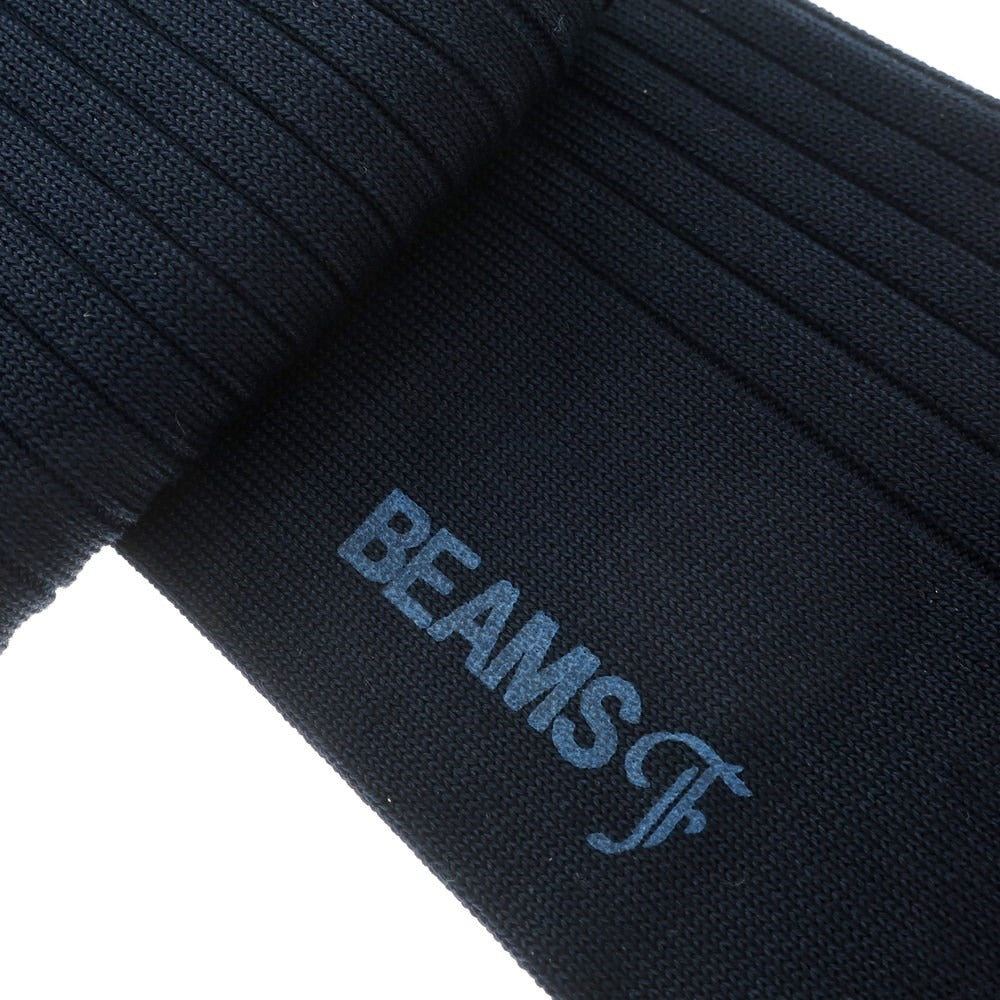 [Used] [Unused] BEAMS F Cotton Nylon Rib Socks Navy [NVY] [S/S/A/W] [Condition Rank S] [Men&