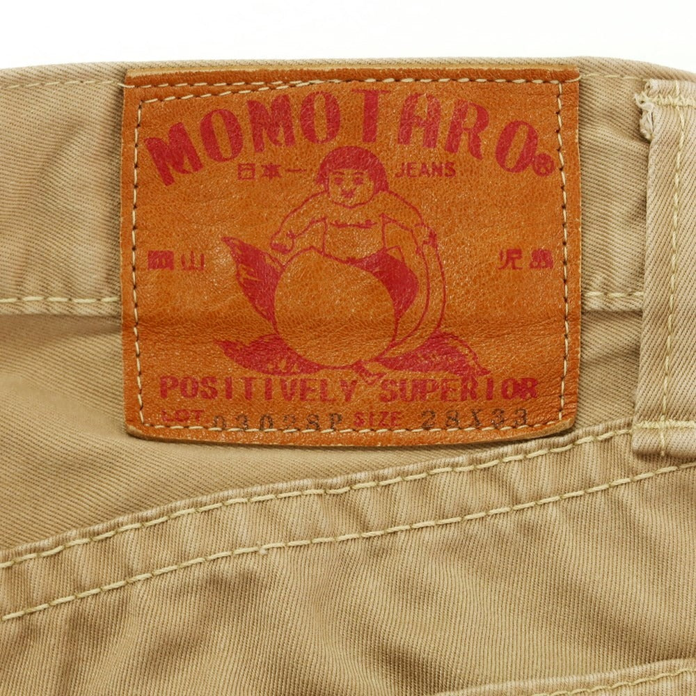 [Used] MOMOTARO JEANS 0302SP Twill Cotton 5 Pocket Pants Beige Brown [28] [Condition Rank C] [Men&