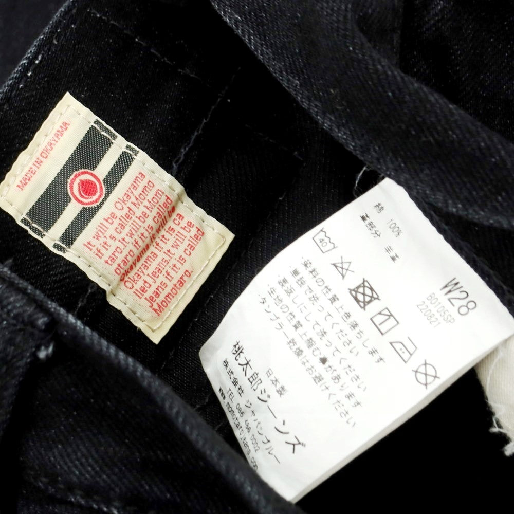 [Used] Momotarou Jeans MOMOTARO JEANS B0105SP Denim pants Jeans Black [28] [Condition rank B] ​​[Men&