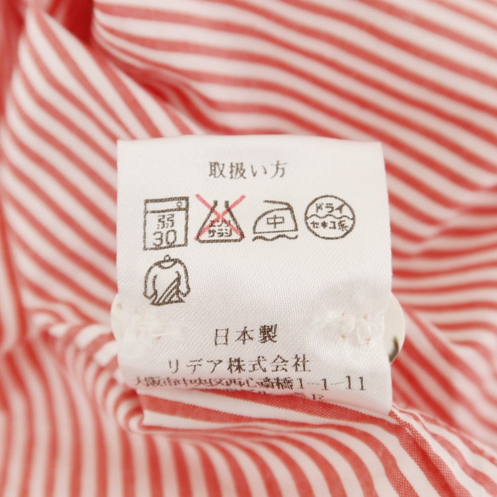 [Used] &amp;amp;Works WORKS Cotton Striped Casual Shirt Red x White [M] [Condition Rank B] ​​[Men&