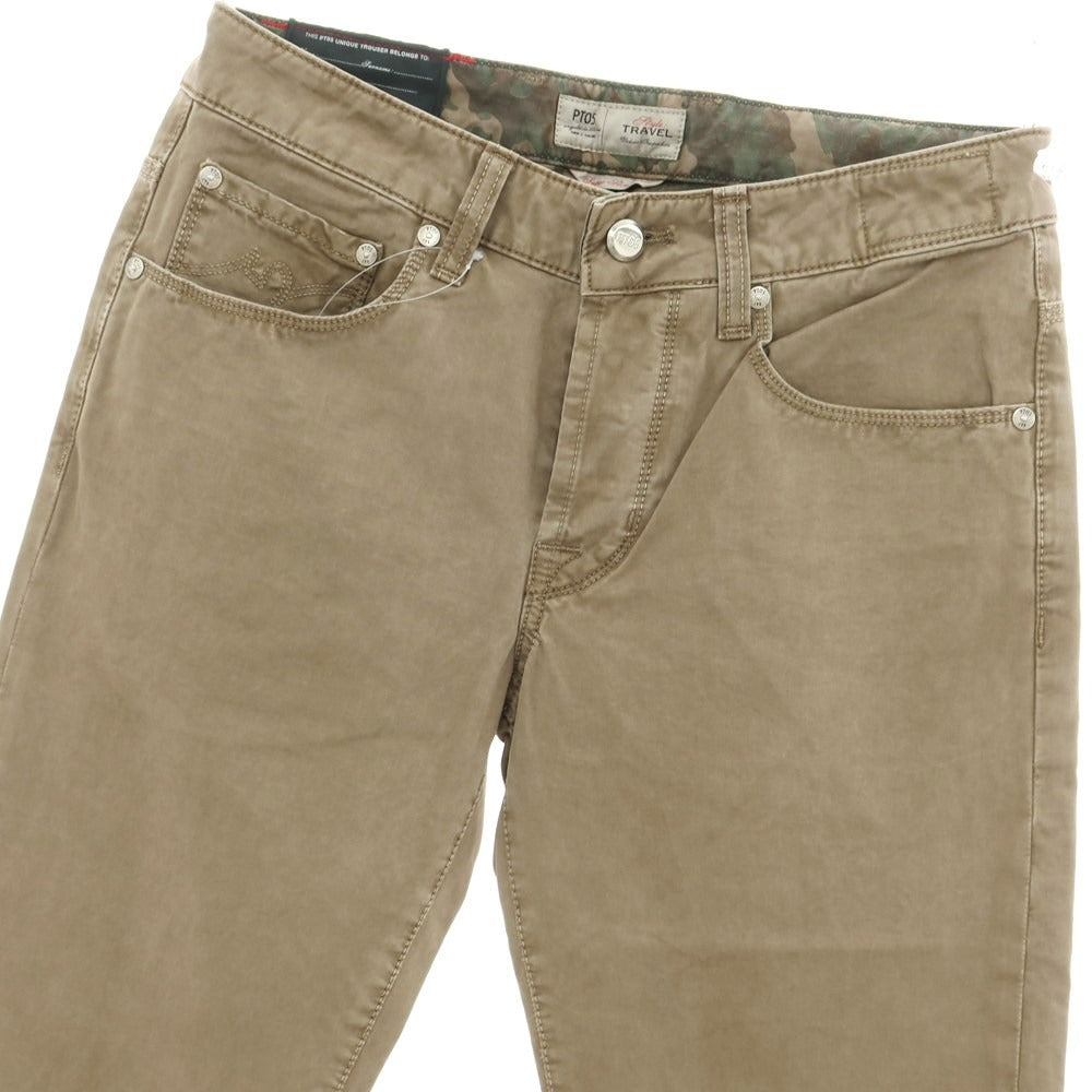 [Used] PT05 TRAVEL stretch cotton 5 pocket pants, khaki [32] [Condition rank A] [Men&